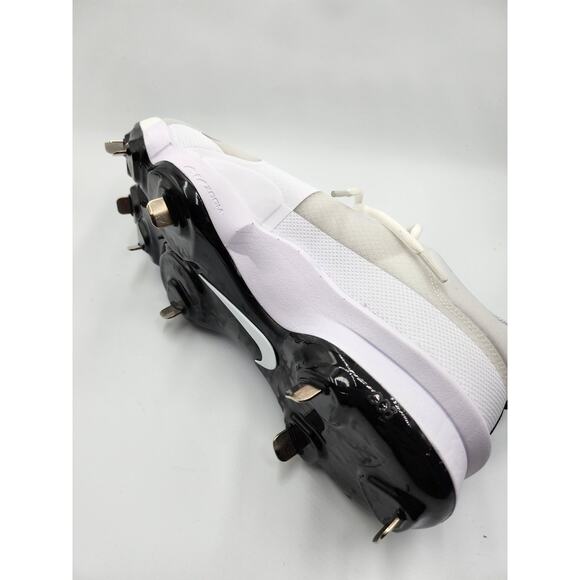 Mens Size 11 Nike Baseball Cleats Force Zoom Trout 9 Pro White Pure FB2907-102 main image 6